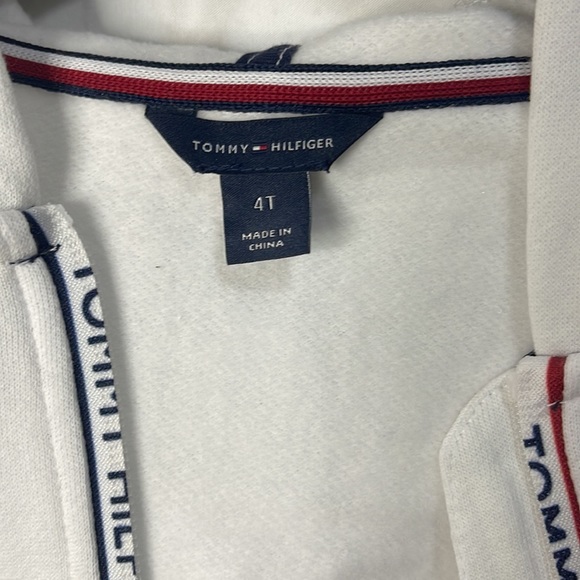 Tommy Hilfiger Toddler Girls Chevron Hoodie - Picture 4 of 7